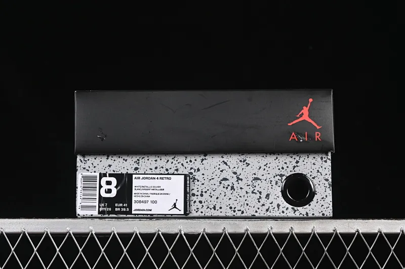 All categories Air Jordan Jordan series basketball shoes Air Jordan 4 Air Jordan 4 Retro "PureMoney" AJ4 Joe 4 White Cat First layer leather 308497-100